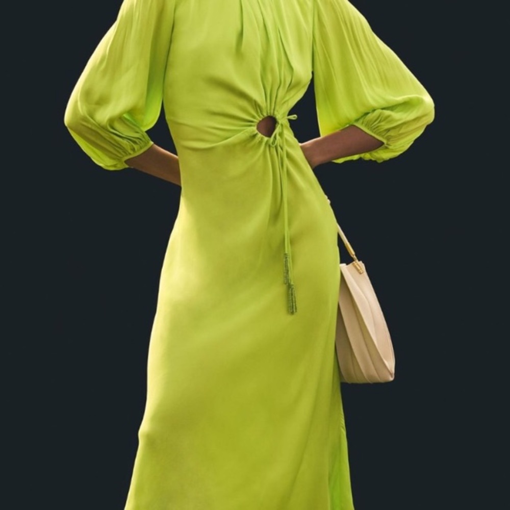 Elegant Lime Green Dress